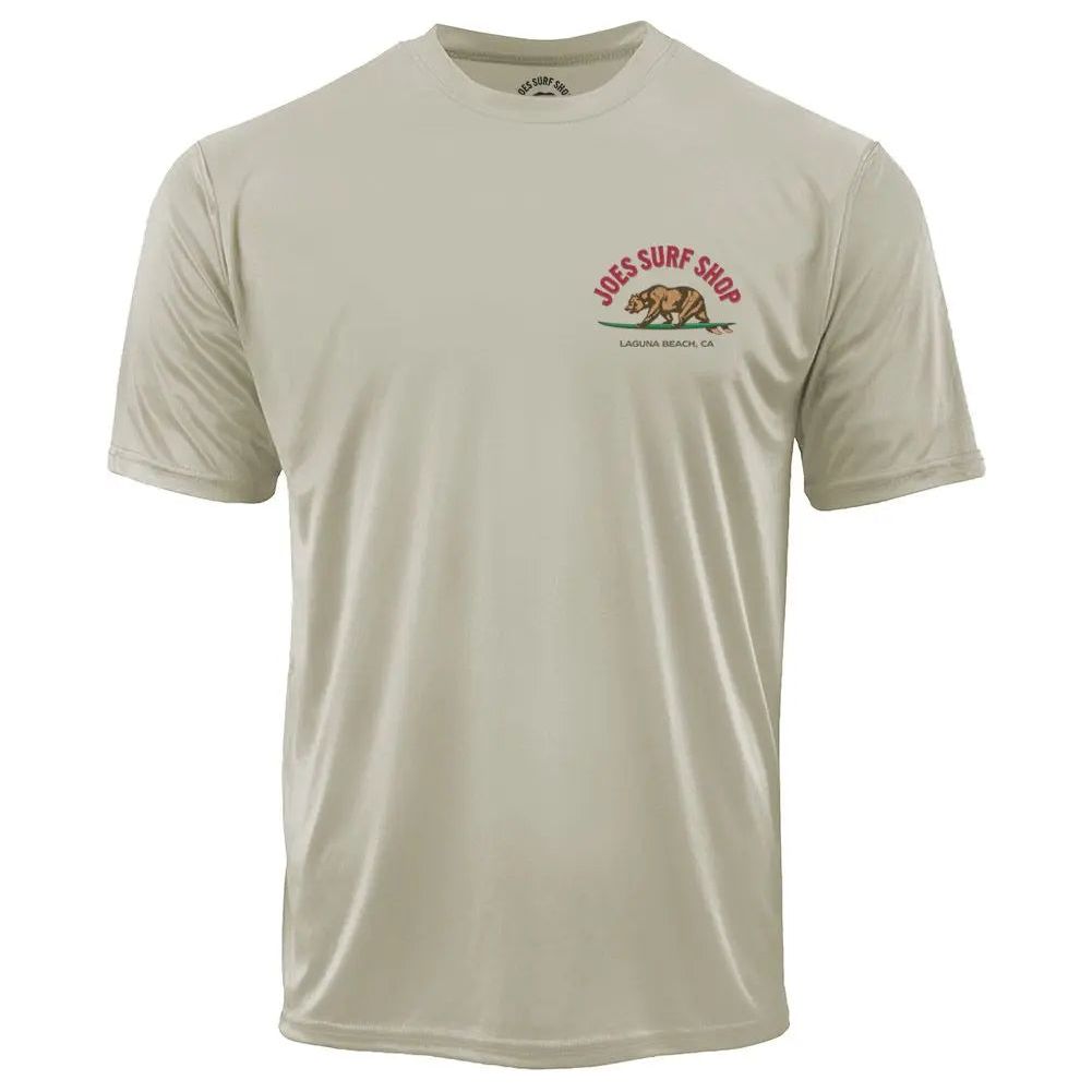 Joe's Surf Shop Surfing Bear Graphic Workout Tee