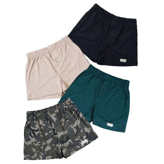 Jungle Camo Boxer Shorts 4 Pack for Men