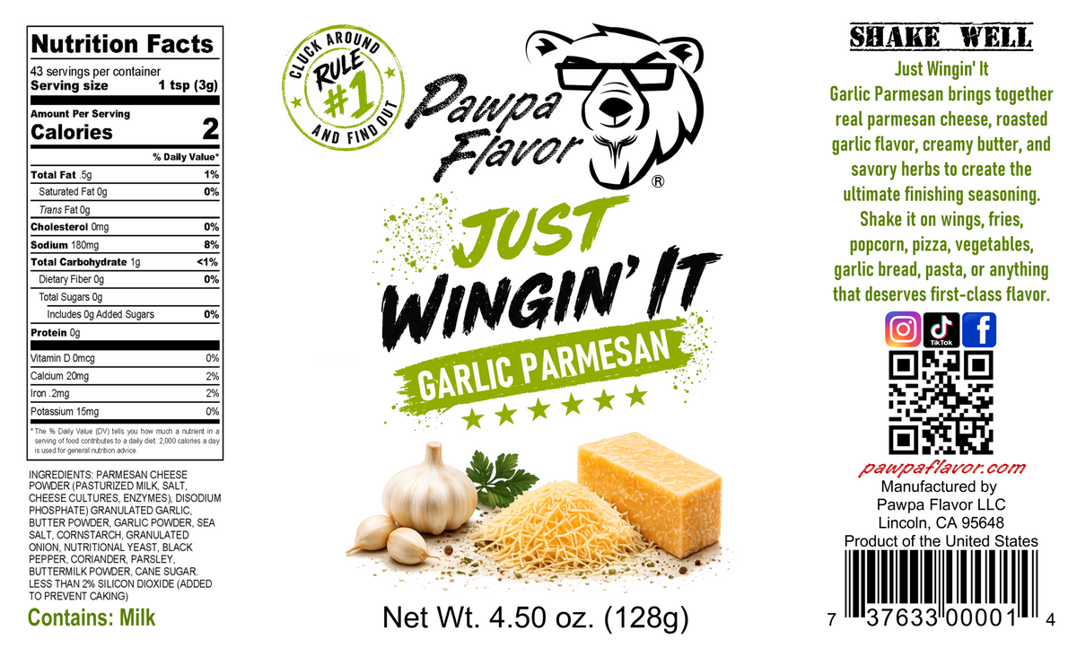Just Wingin' It Garlic Parmesan