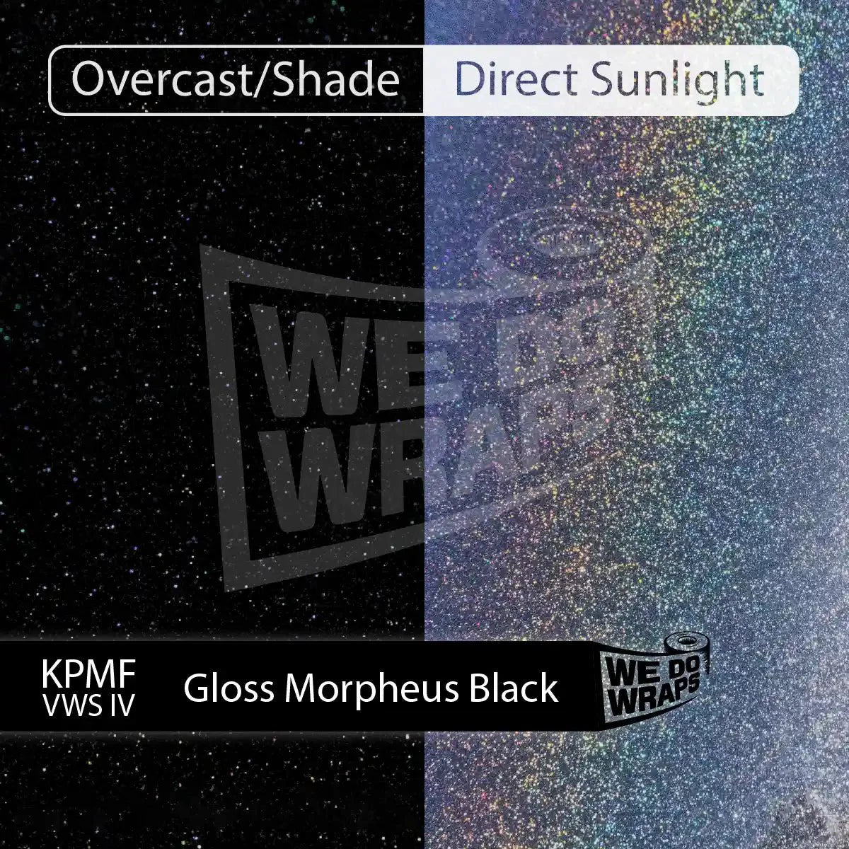 KPMF Gloss Morpheus Black Tesla Charge Port Wrap | Model S