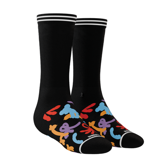 The Knot Tonights | Balloon Animal Heel Hammock™ Crew Socks