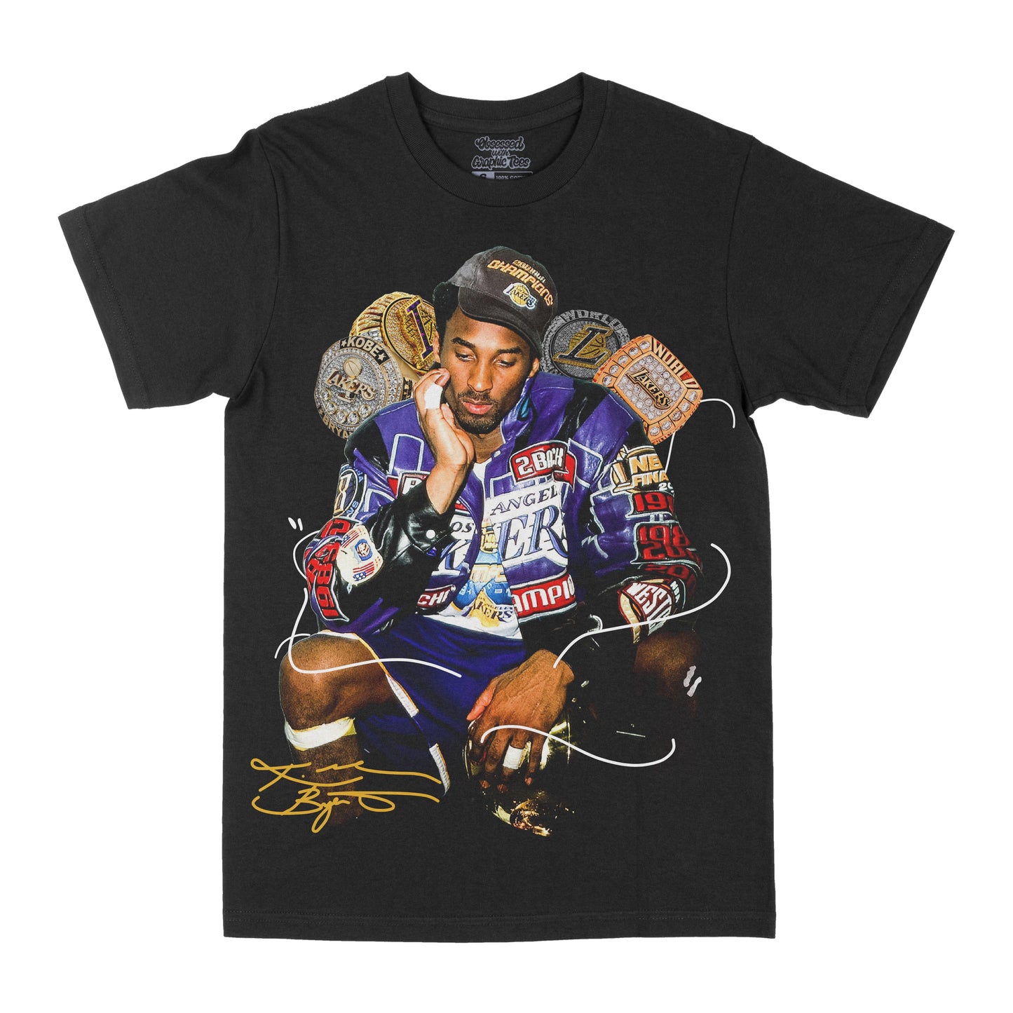 Kobe Bryant "World Champion" Graphic Tee