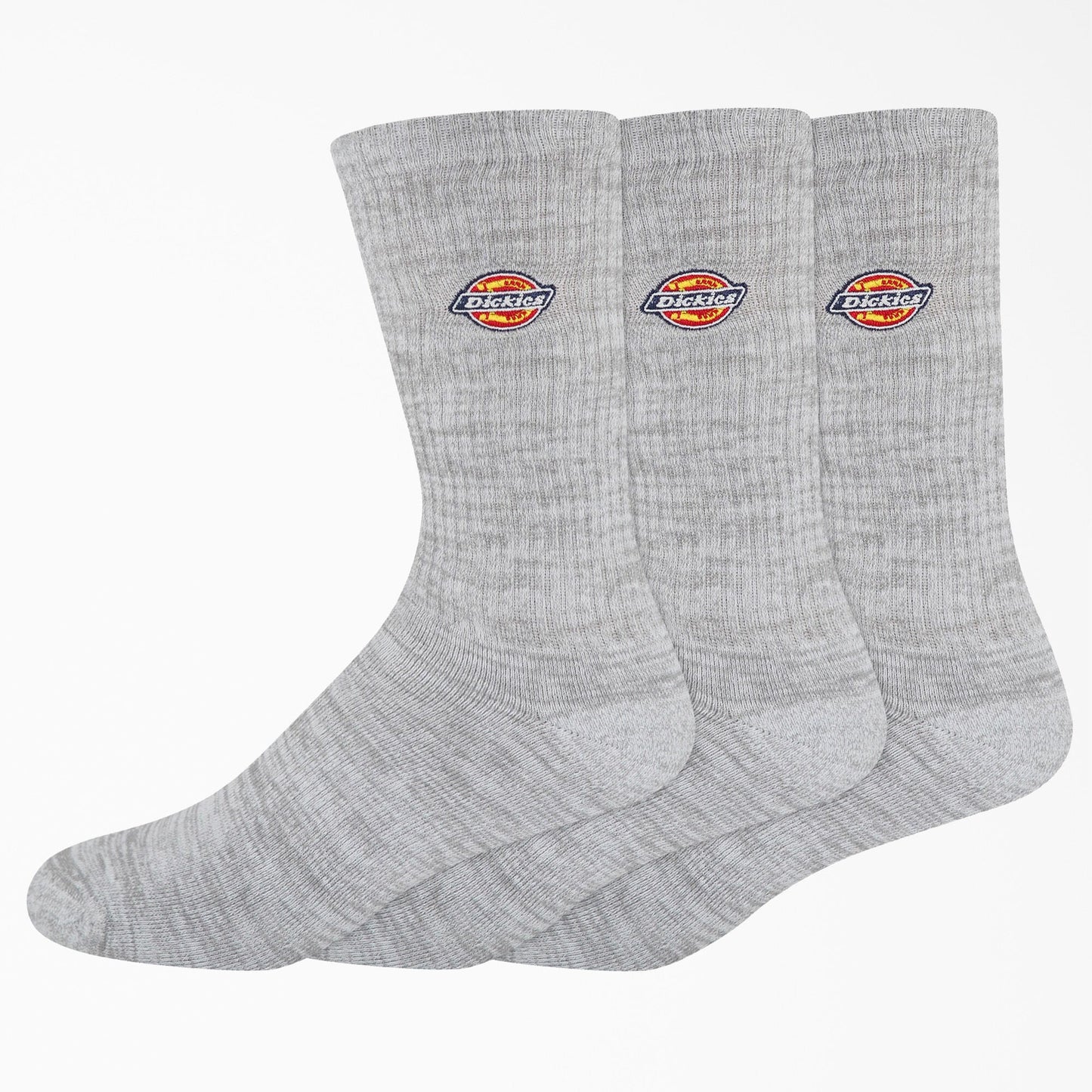 Dickies Embroidered Crew Socks - Gray