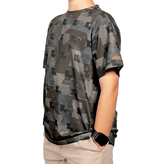 Louisiana Camo - Kids Short Sleeve