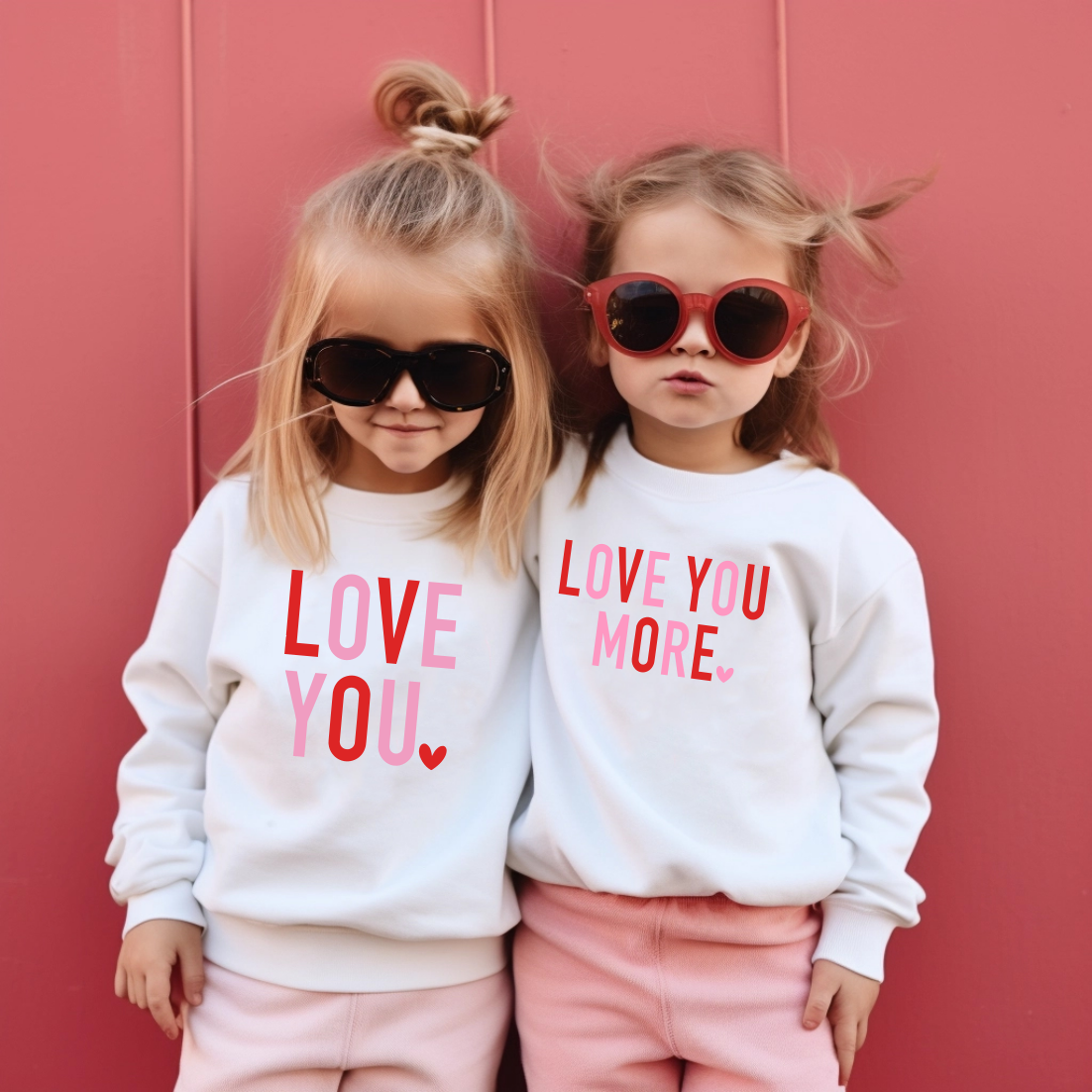 LOVE YOU Toddler Crewneck Sweatshirt