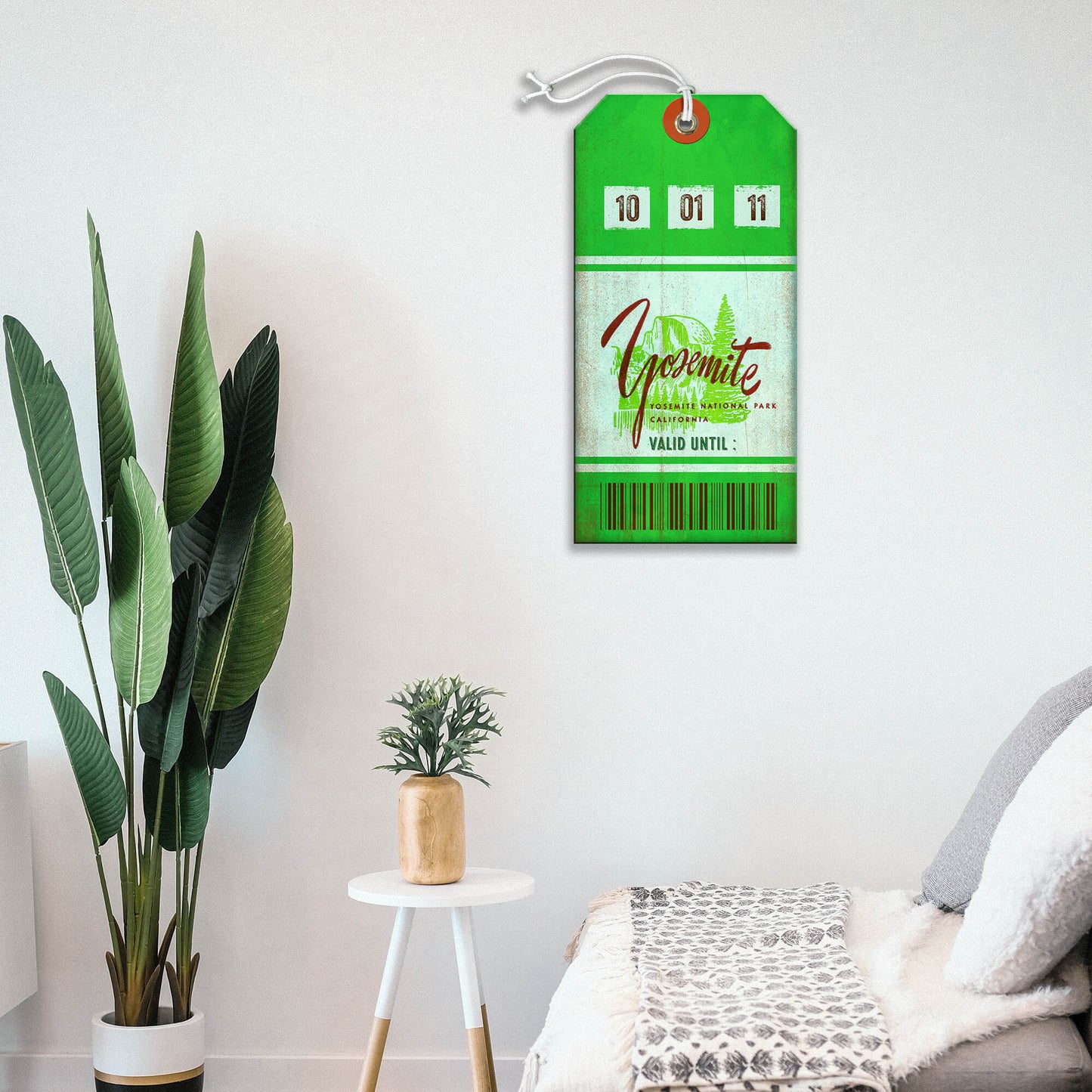 Yosemite National Park Pass - Luggage Tag