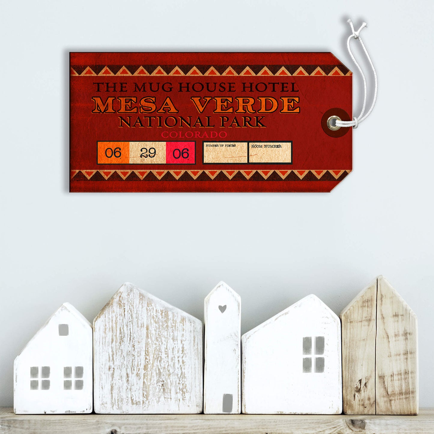 Meda Verde National Park: The Mug House Hotel - Luggage Tag