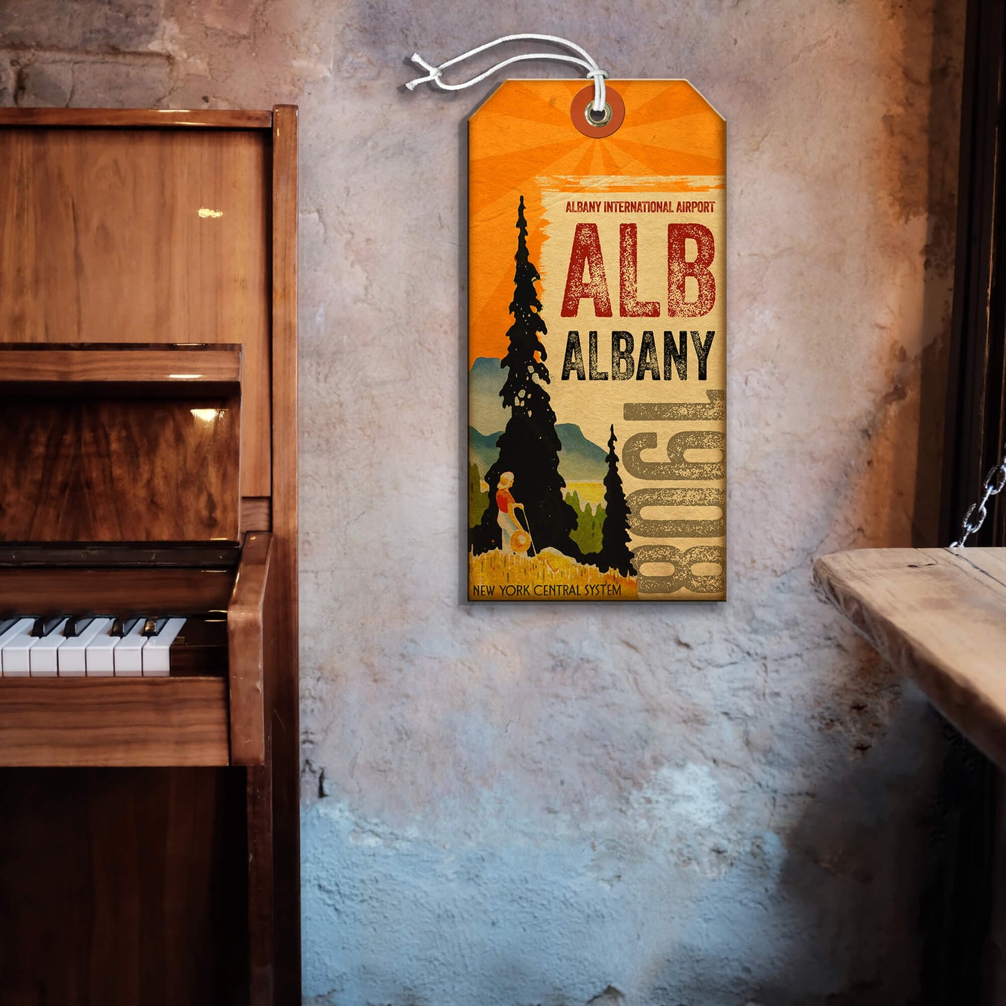 Albany International Airport - Luggage Tag