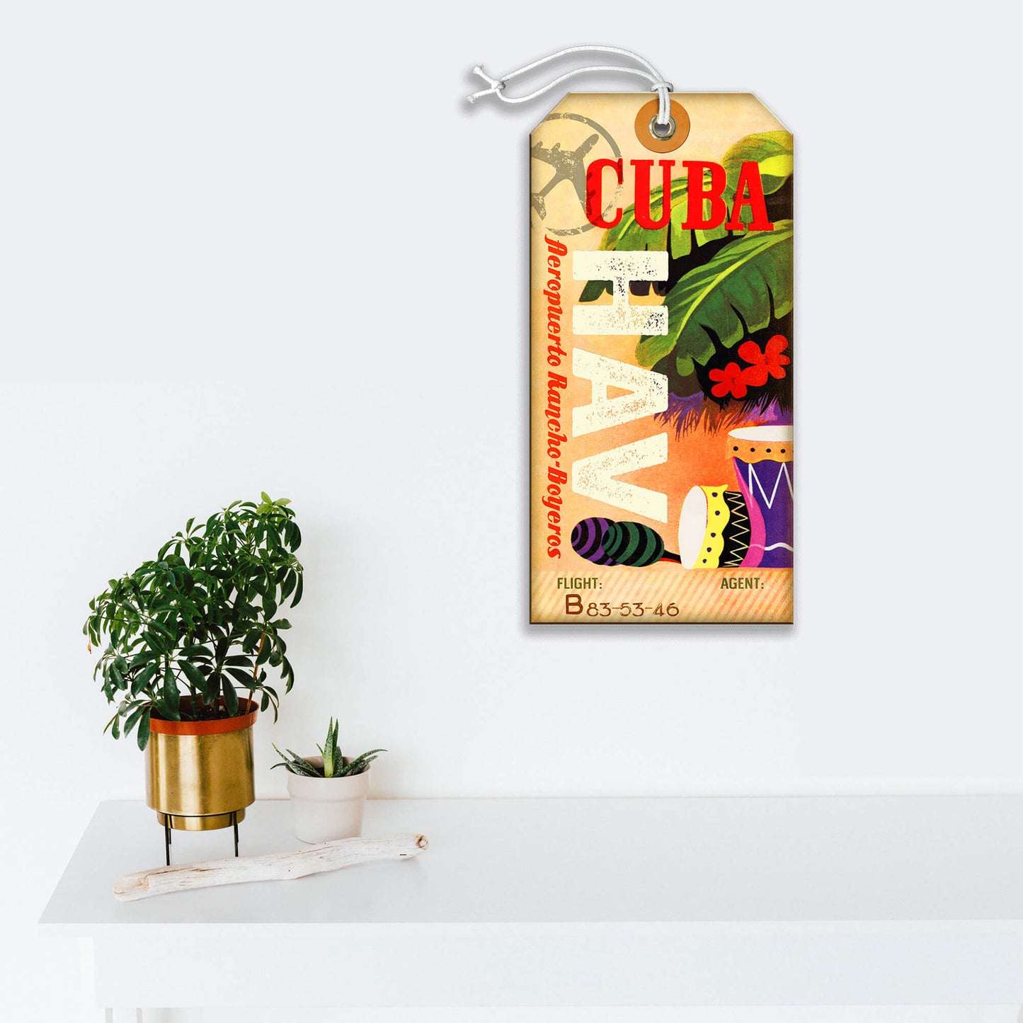 Rancho-Boyeros Airport, Havana, Cuba - Luggage Tag