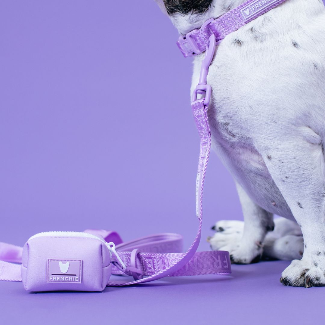 Frenchie Poo Bag Holder - Solid Lavender