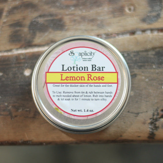 Lemon Rose Lotion Bar
