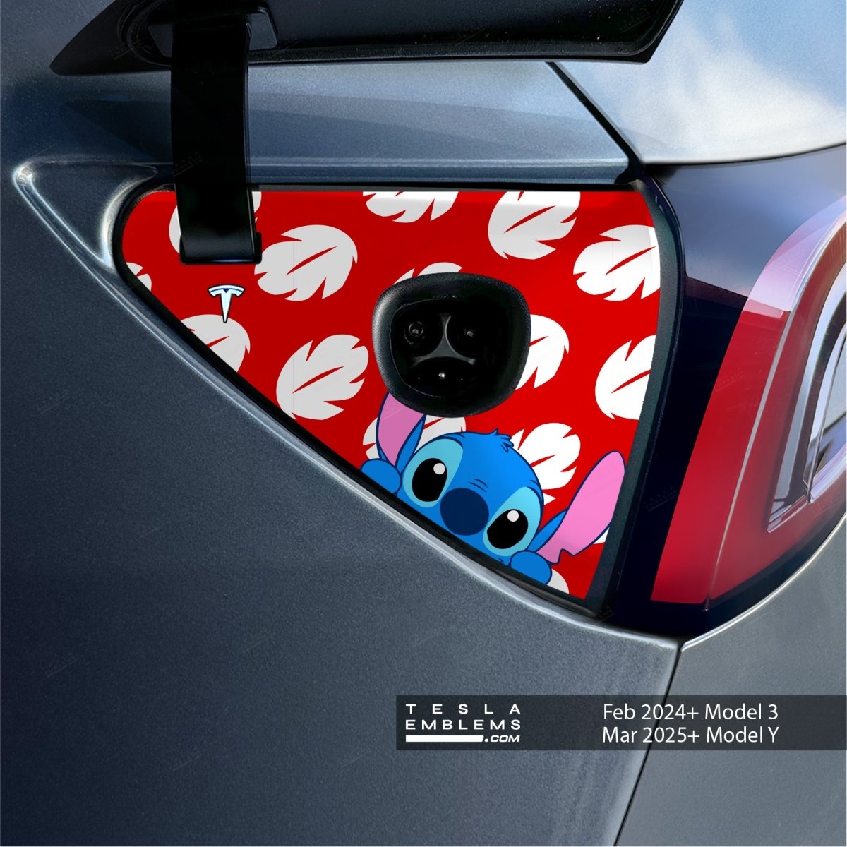 Lilo & Stitch Tesla Charge Port Wrap | Model Y