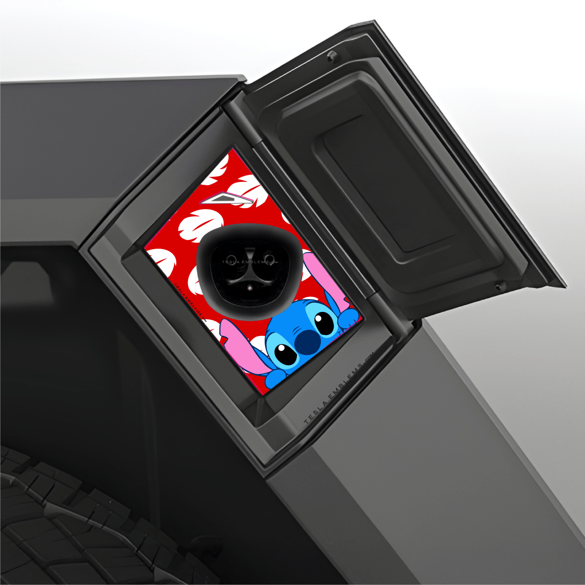Lilo & Stitch Tesla Charge Port Wrap | Cybertruck