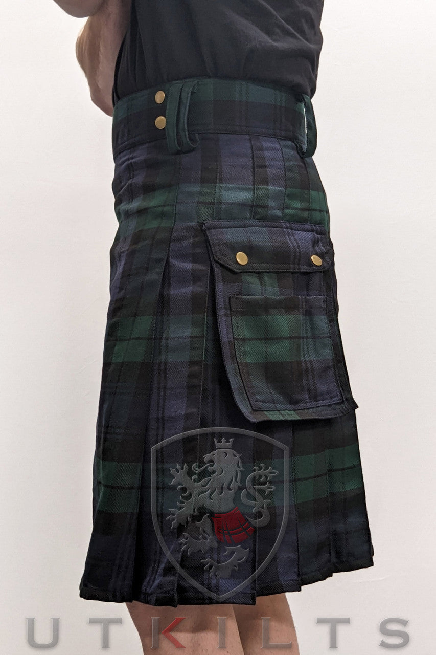 Utility Kilt – GlenLoch, Black Watch