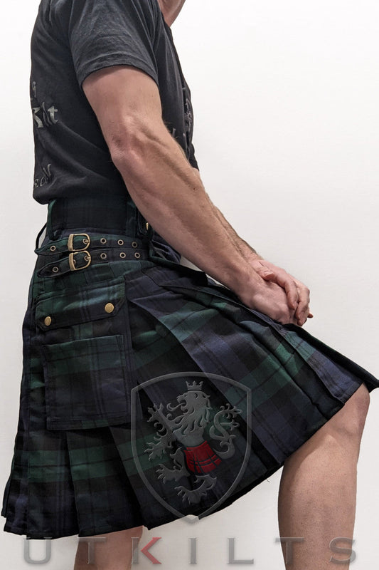 Utility Kilt – GlenLoch, Black Watch