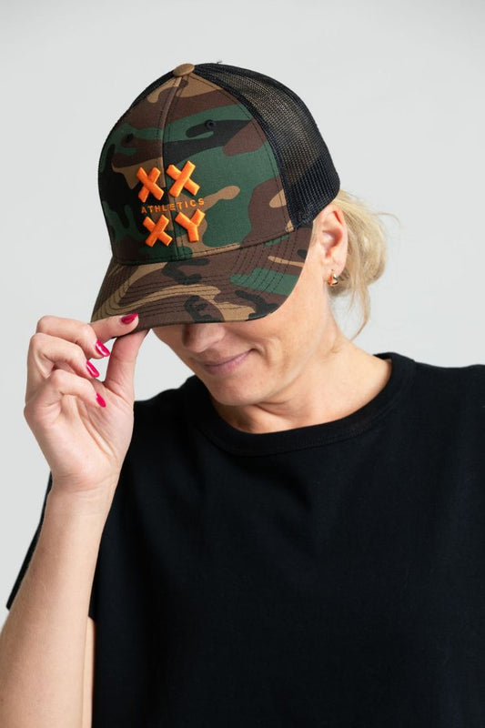 Logo Trucker Cap on Camo