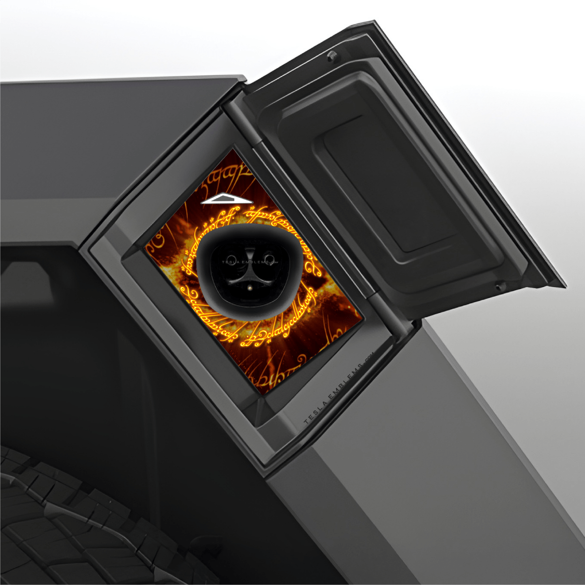 Lord of the Rings Tesla Charge Port Wrap | Cybertruck