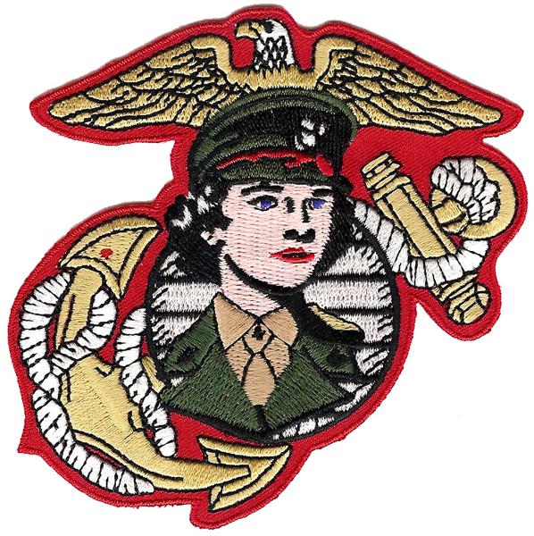 Women Marines Eagle Globe and Anchor - USMC Sew-On Patch