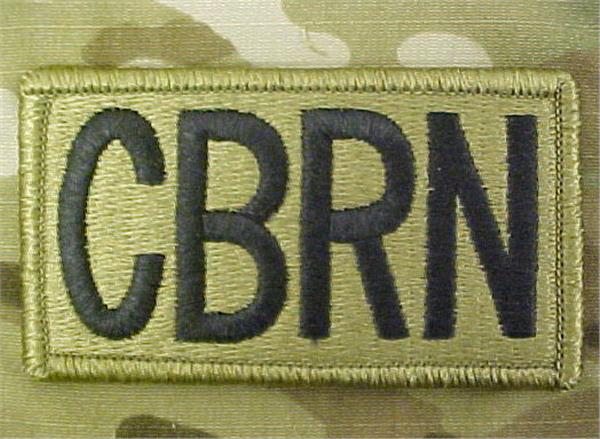 CBRN OCP Brassard Patch with Hook Fastener