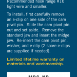 Peak Rotary Vise Midge Jaw