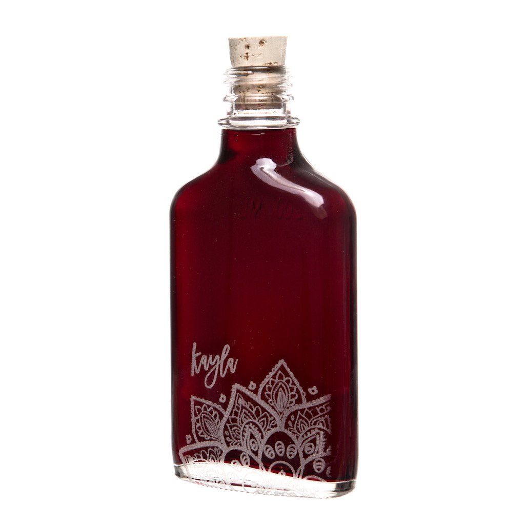 Glass Flask: Mandala