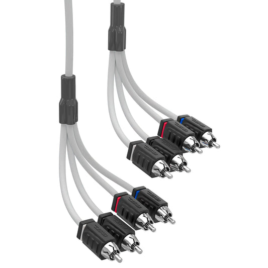 RCA Marine Grade Tinned 100% Copper OFC 25 Feet / 4 Channel - WHITE