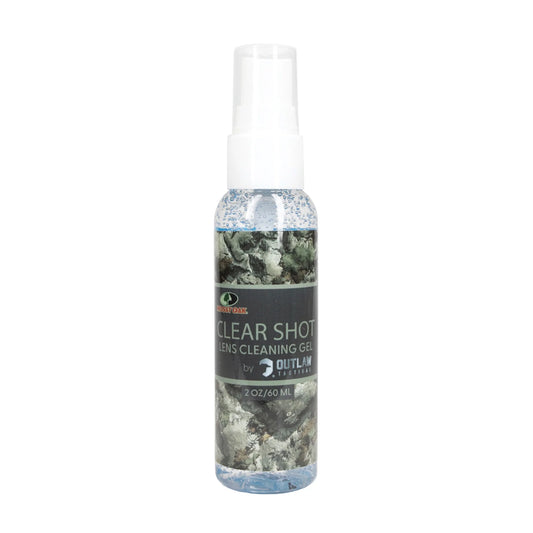Mossy Oak ClearShot 2 Oz. Lens Cleaner Spray, Microfiber Cleaning Cloth & Tactical Glasses Retaining Cord