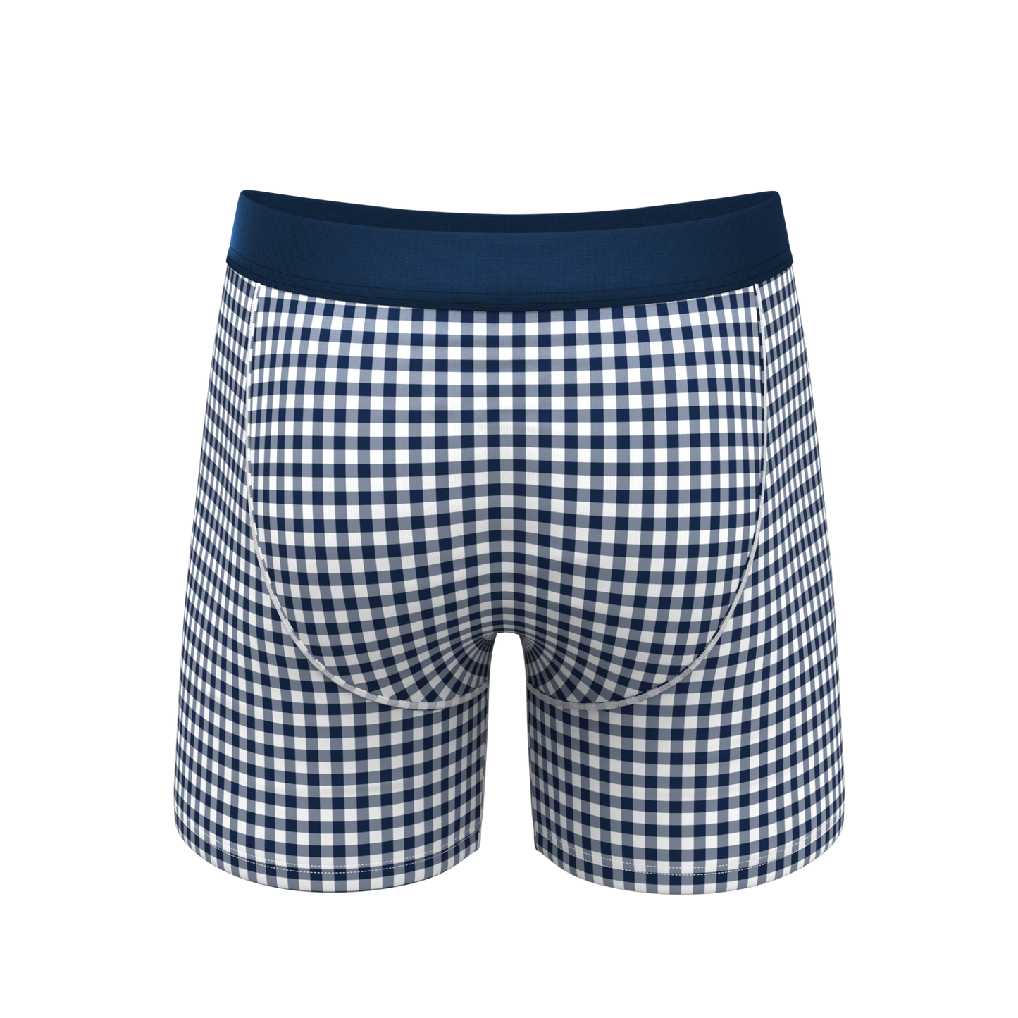 The Mad For Plaid | Navy Gingham Ball Hammock® Pouch Underwear