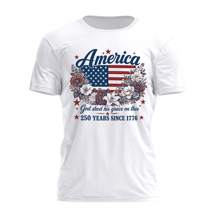 God Shed His Grace Tee - 4786