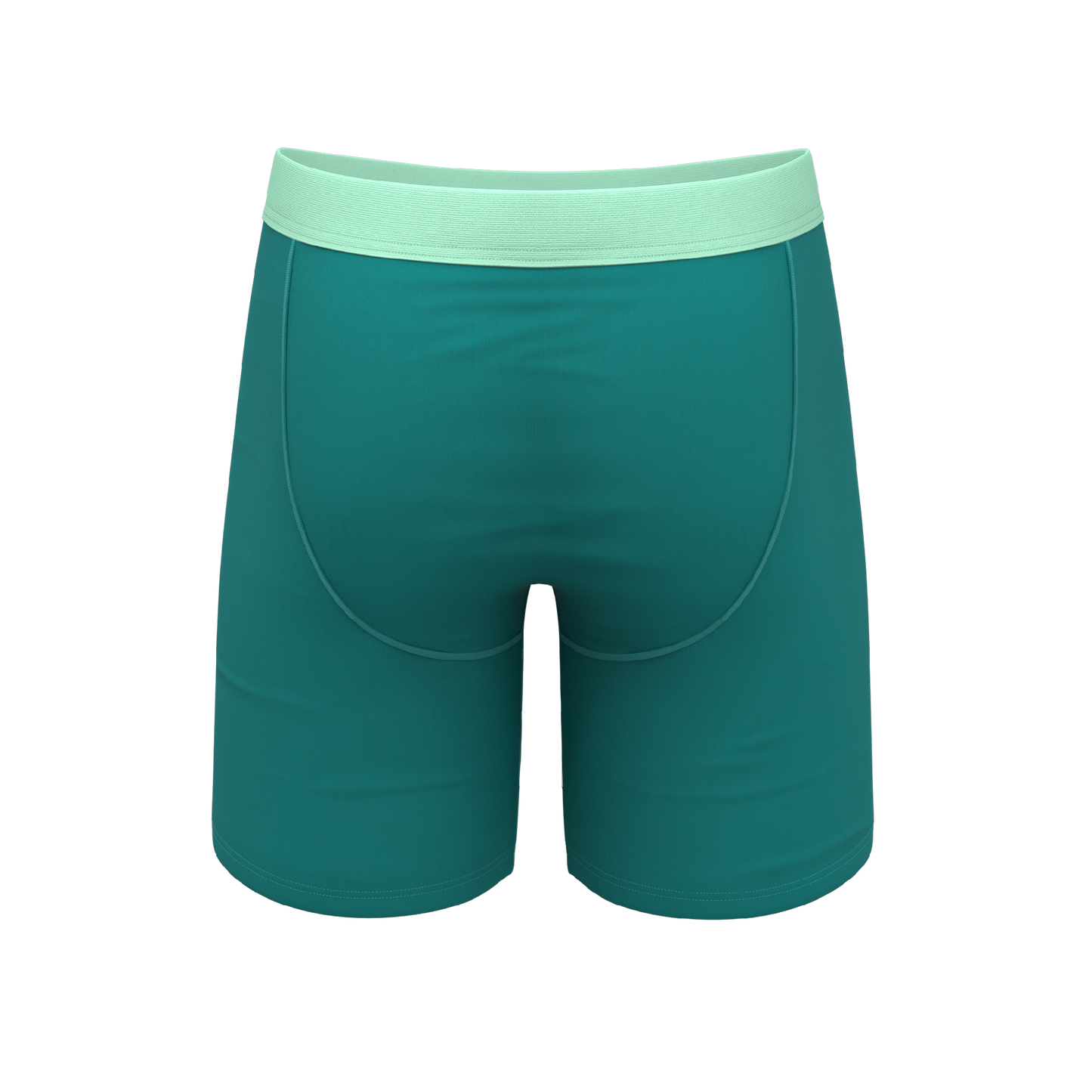 The Maldives | Teal Long Leg Ball Hammock® Pouch Underwear With Fly