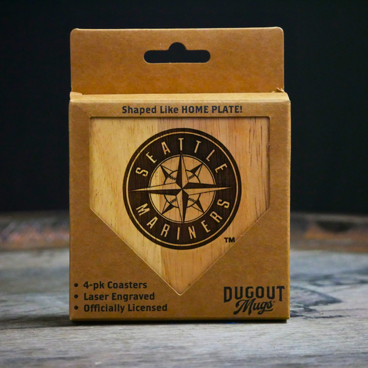 Seattle Mariners Dugout Mug® | Wood Coaster