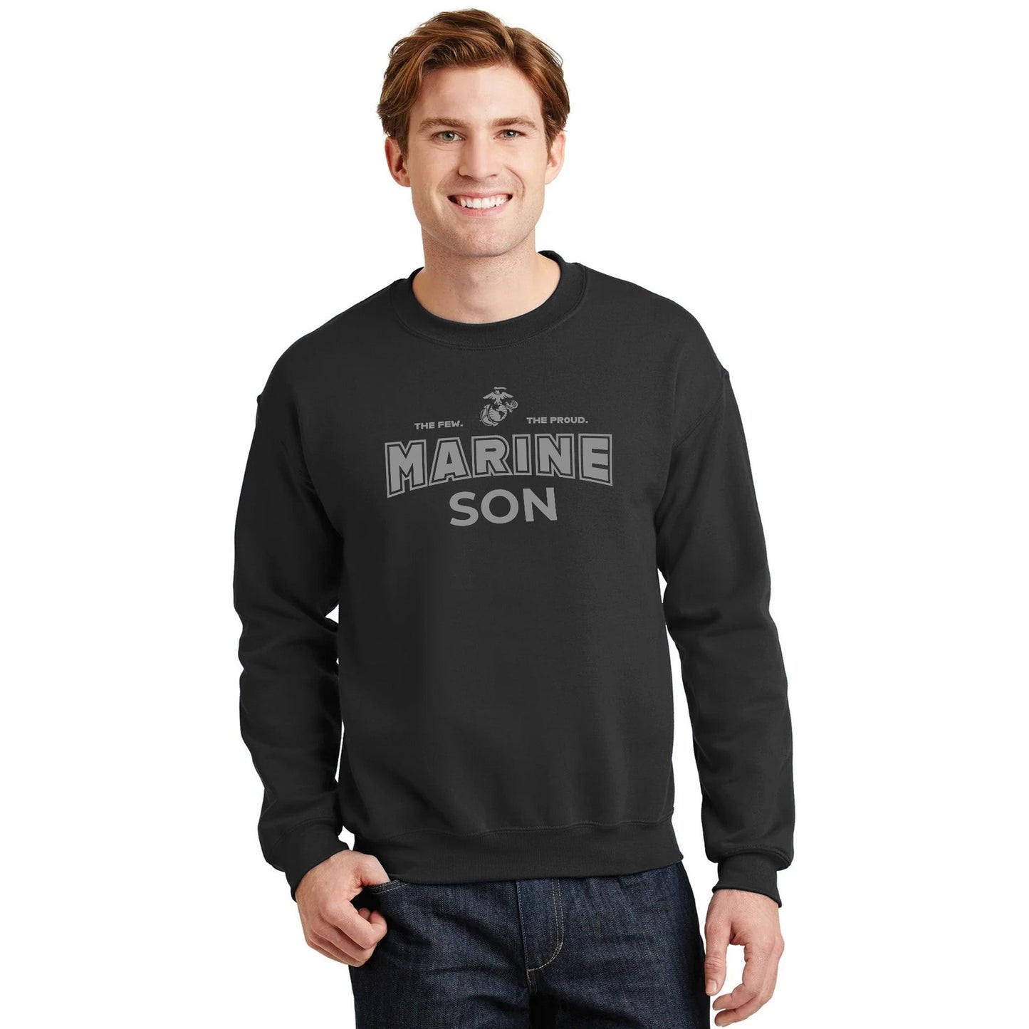 Marines Son Crewneck (Black)