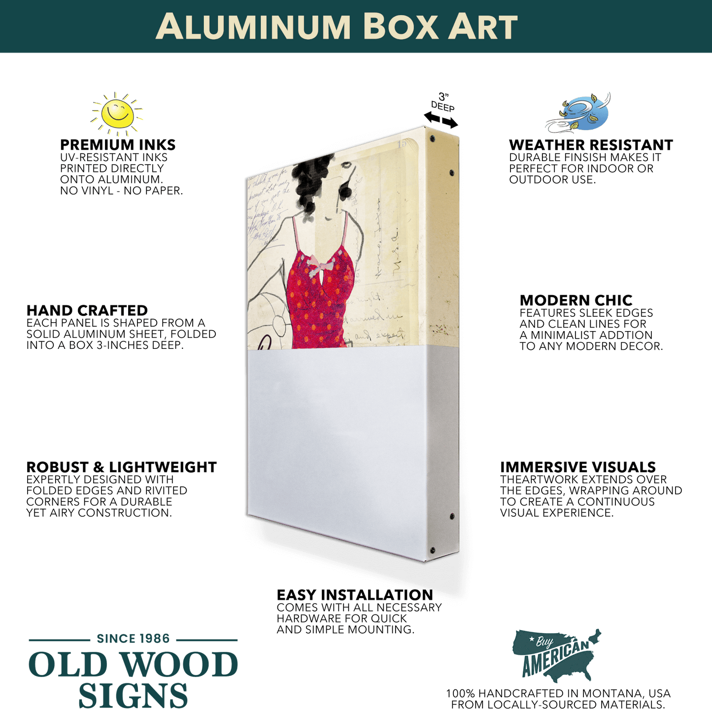 Wildwood Fern Bear - Metal Box Art