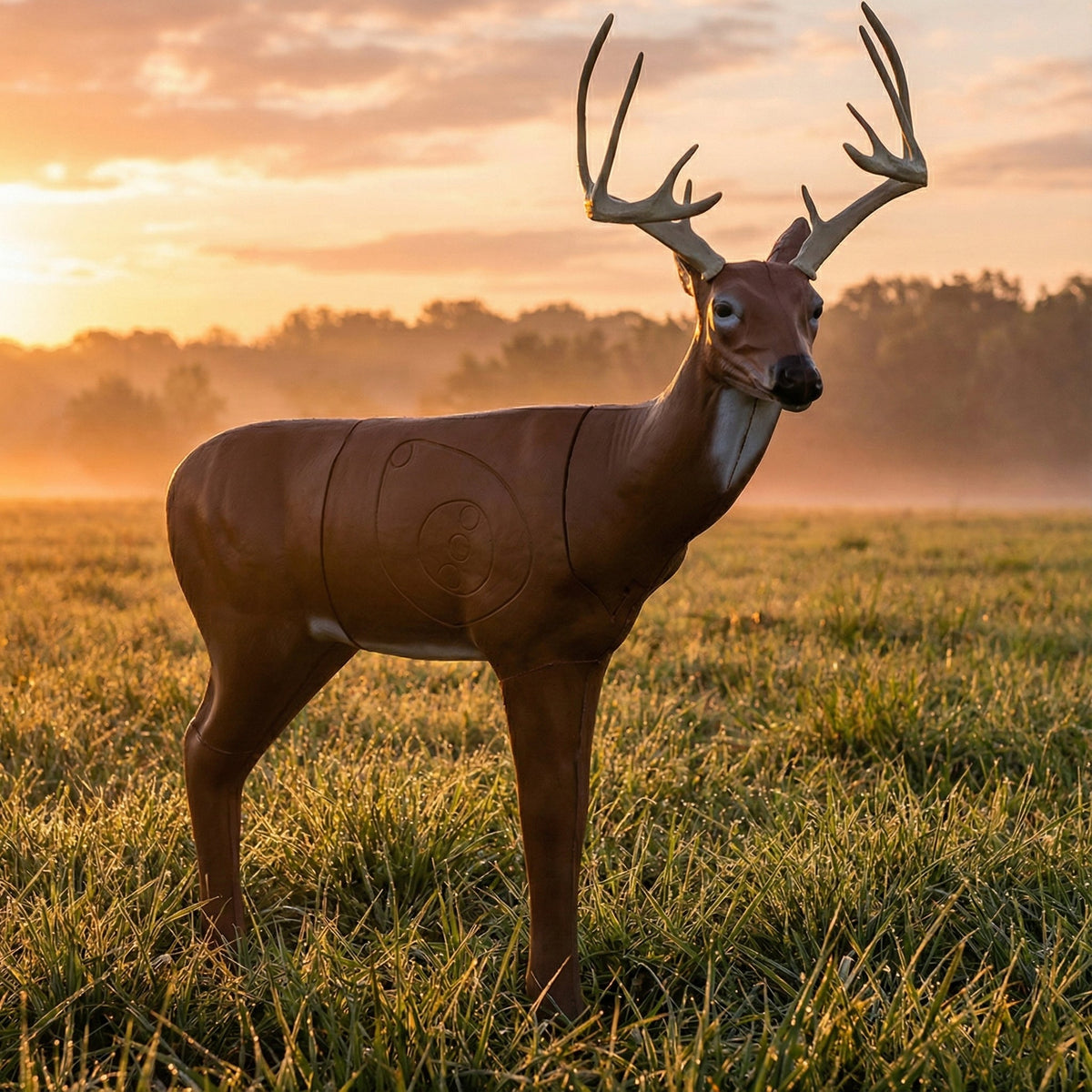 Real Wild 3D Medium Series Sneak Deer Archery Target with EZ Pull Foam