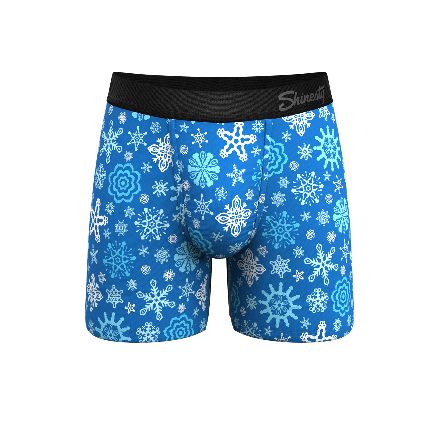 The Melt In Your Mouth | Glow In The Dark Naughty Snowflakes Ball Hammock® Pouch Underwear