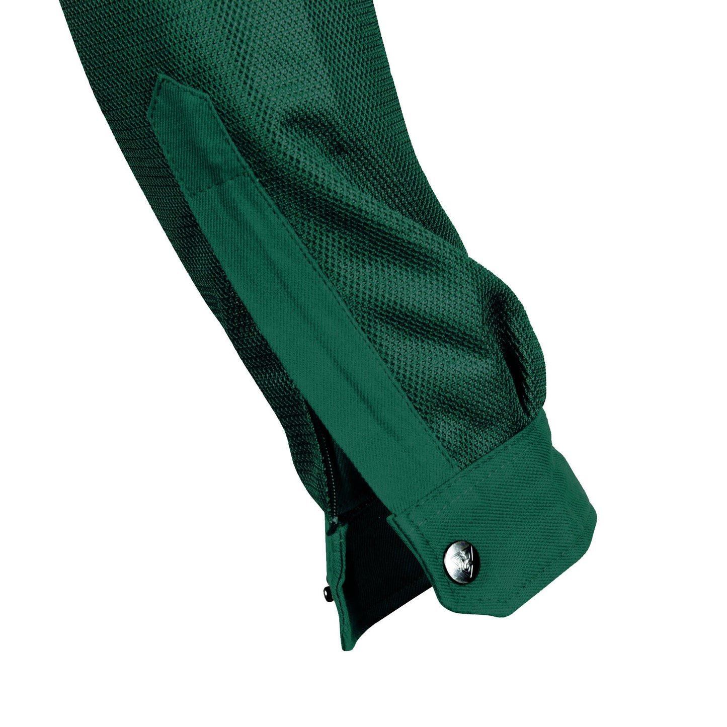 Protective Summer Mesh Shirt - Dark Green Solid with Pads