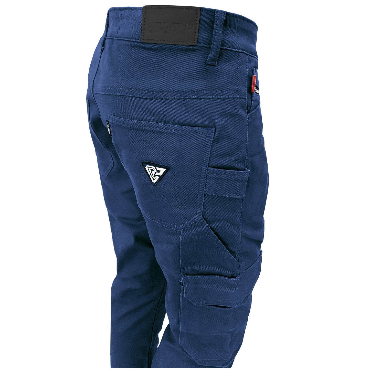 Straight Leg Cargo Pants - Navy Blue