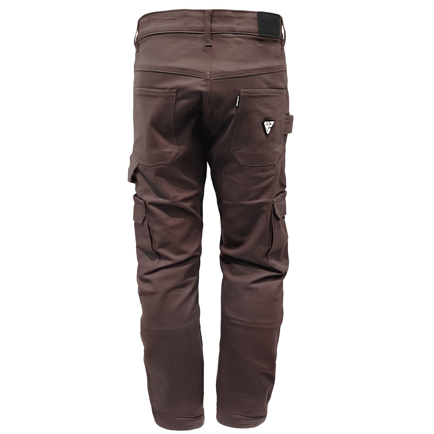Loose Fit Cargo Pants (Extra Wide) - Dark Coffee