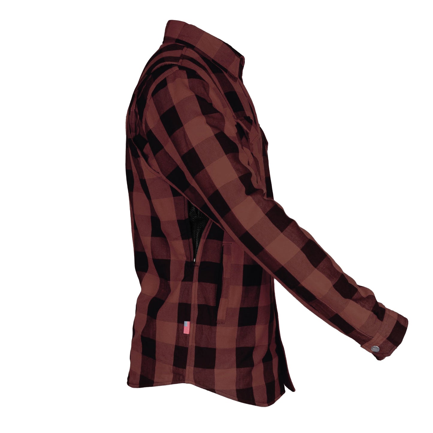 Protective Flannel Shirt - Brown Checkered