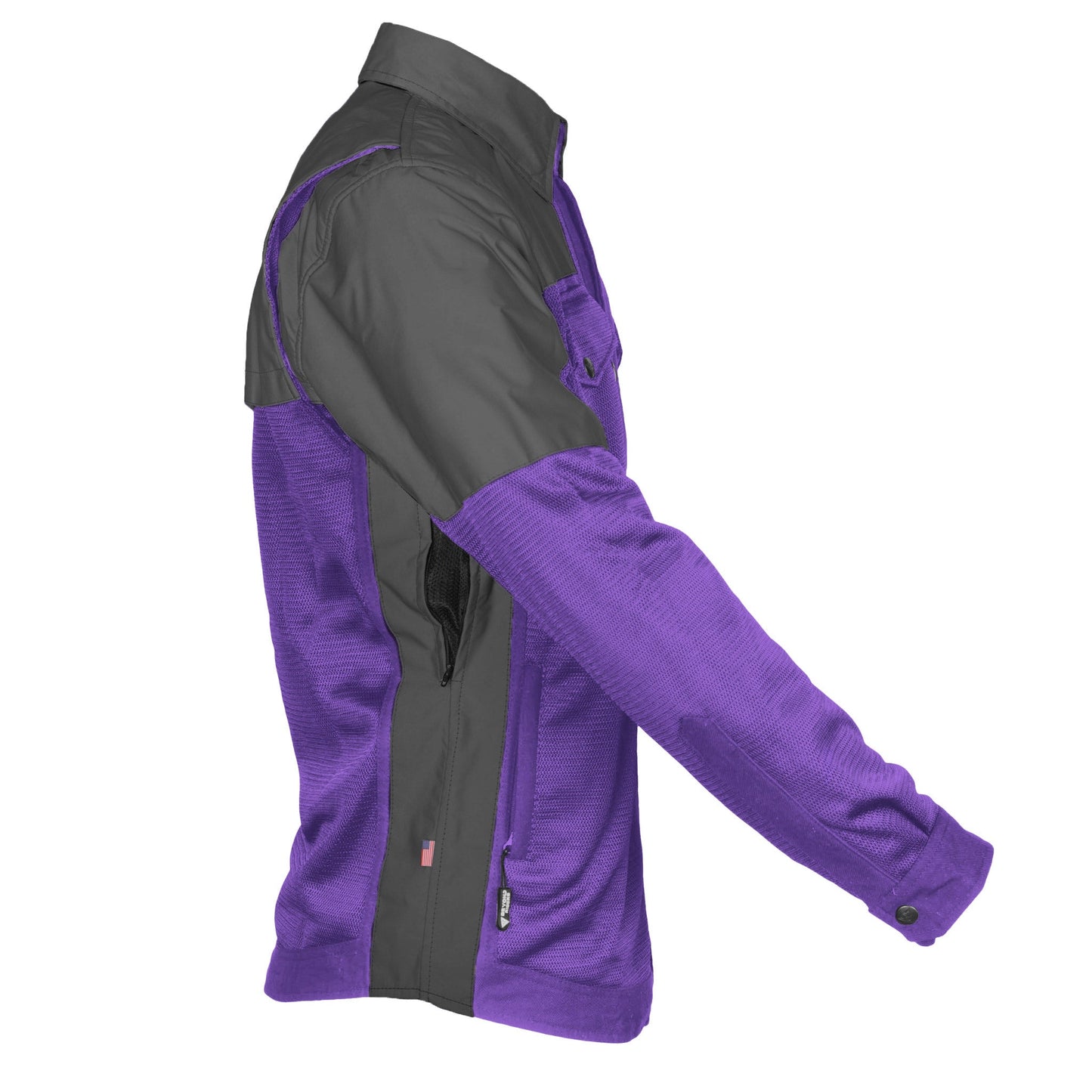 Summer Mesh Reflective Shirt Purple Nebula
