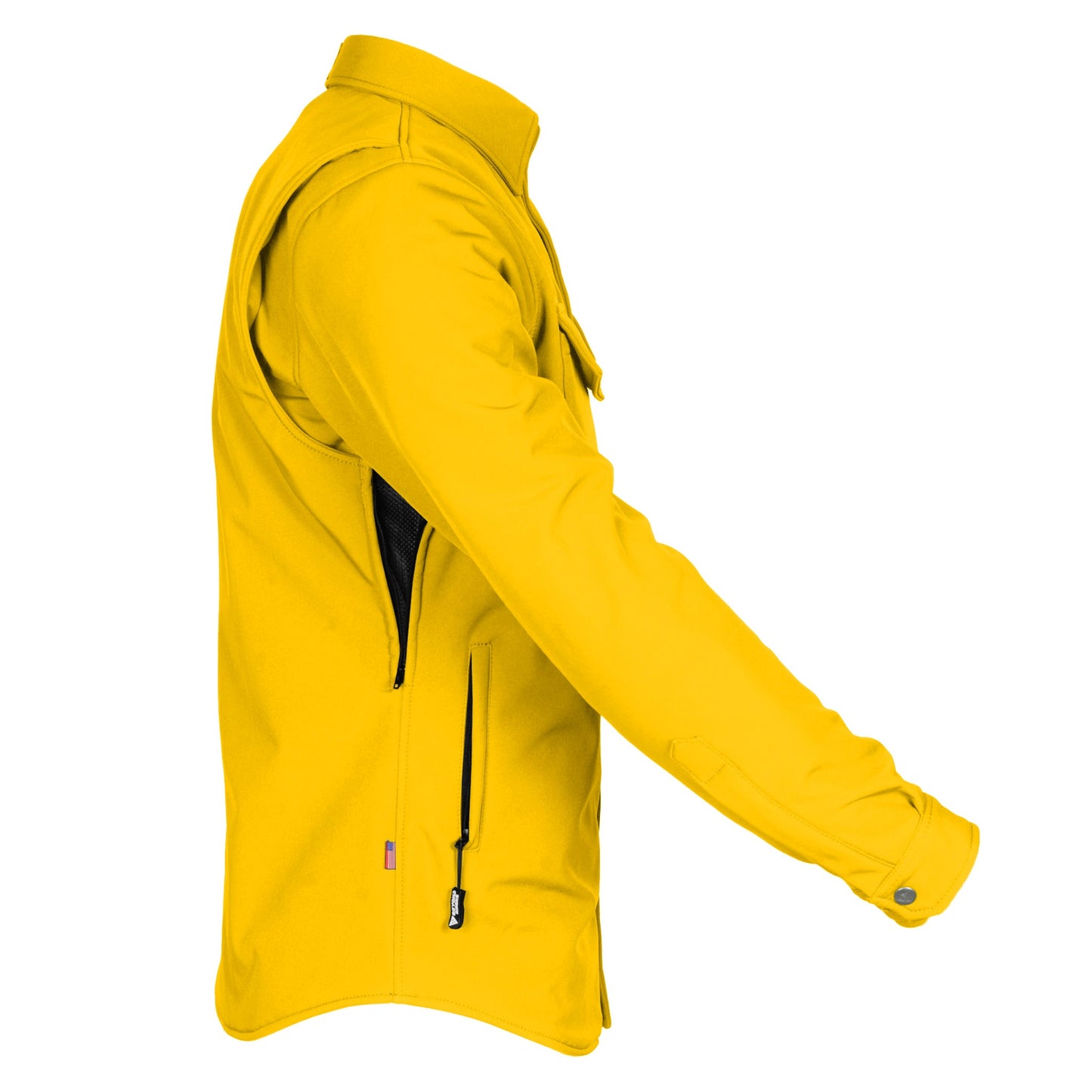 Protective SoftShell Winter Jacket for Men - Yellow Matte