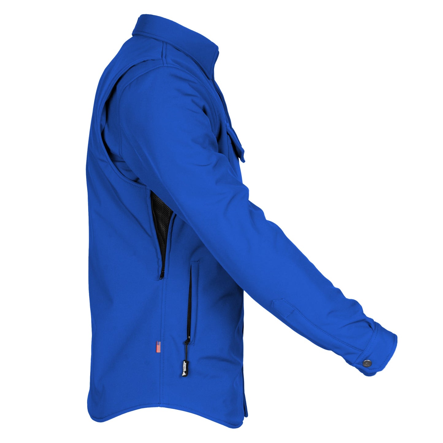 Protective SoftShell Winter Jacket for Men - Royal Blue Matte