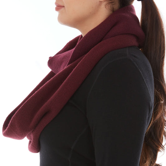 100% Merino Wool Infinity Loop Scarf - Midweight