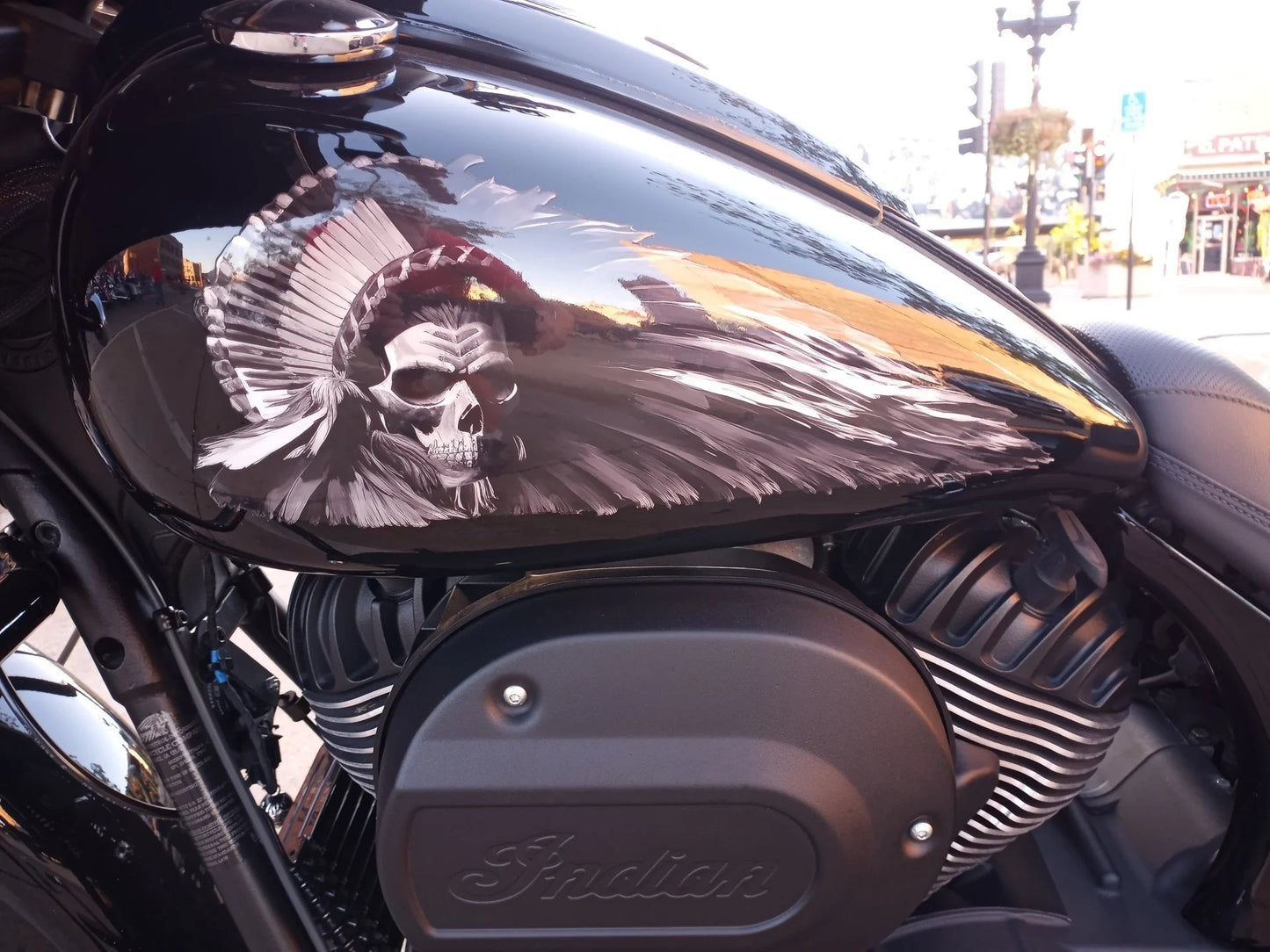 MesoSkull Warbonnet 2023 - Universal Tank Decal-BW