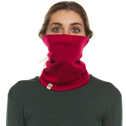 Midweight Wool Neck Gaiter - 100% Merino Wool