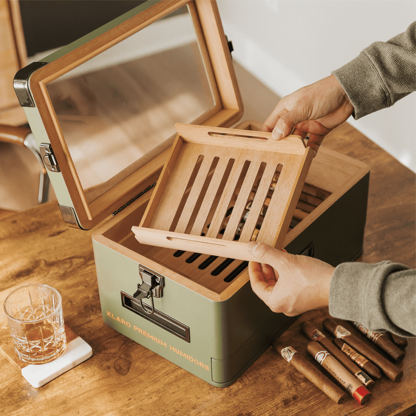 Extra Military Humidor Storage Tray