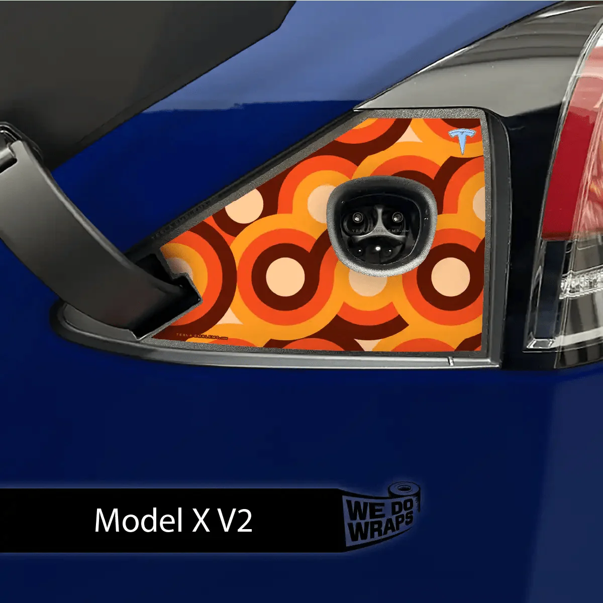 Mod About You Tesla Charge Port Wrap | Model X