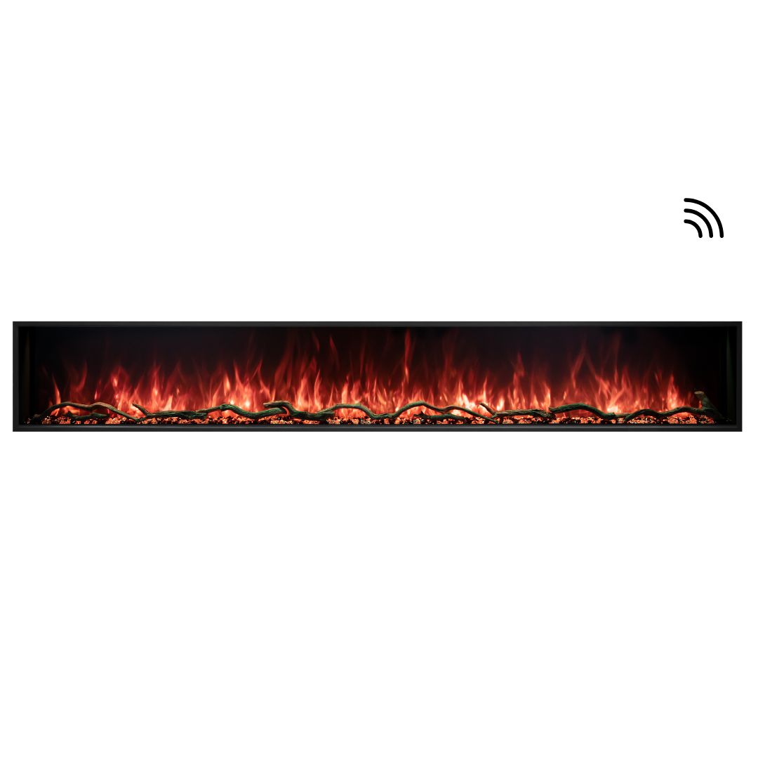 Modern Flames "Landscape Pro Slim" Smart Electric Fireplace, Sizes: 44" - 96"