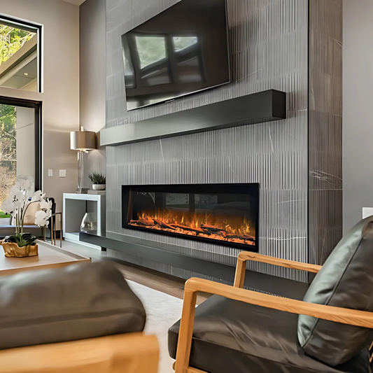 Modern Flames "Landscape Pro Slim" Smart Electric Fireplace, Sizes: 44" - 96"