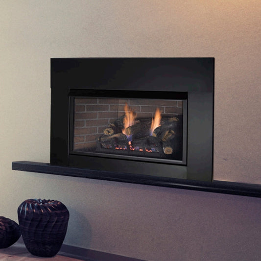 Monessen Solstice 33-Inch Ventless Gas Fireplace Insert with Firebox, Logs & Blower